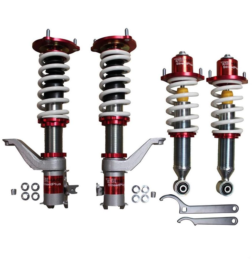 TruHart USA, TruHart StreetPlus Coilovers Honda Civic & Si EP3 (01-05) w/ Front Camber Plates