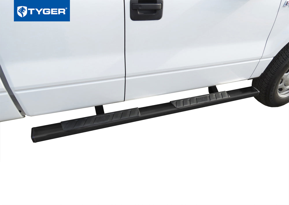 Tyger Auto, Tyger 4" Riser Step Bars Ford F150 SuperCab (2009-2014) Powder Coated Black