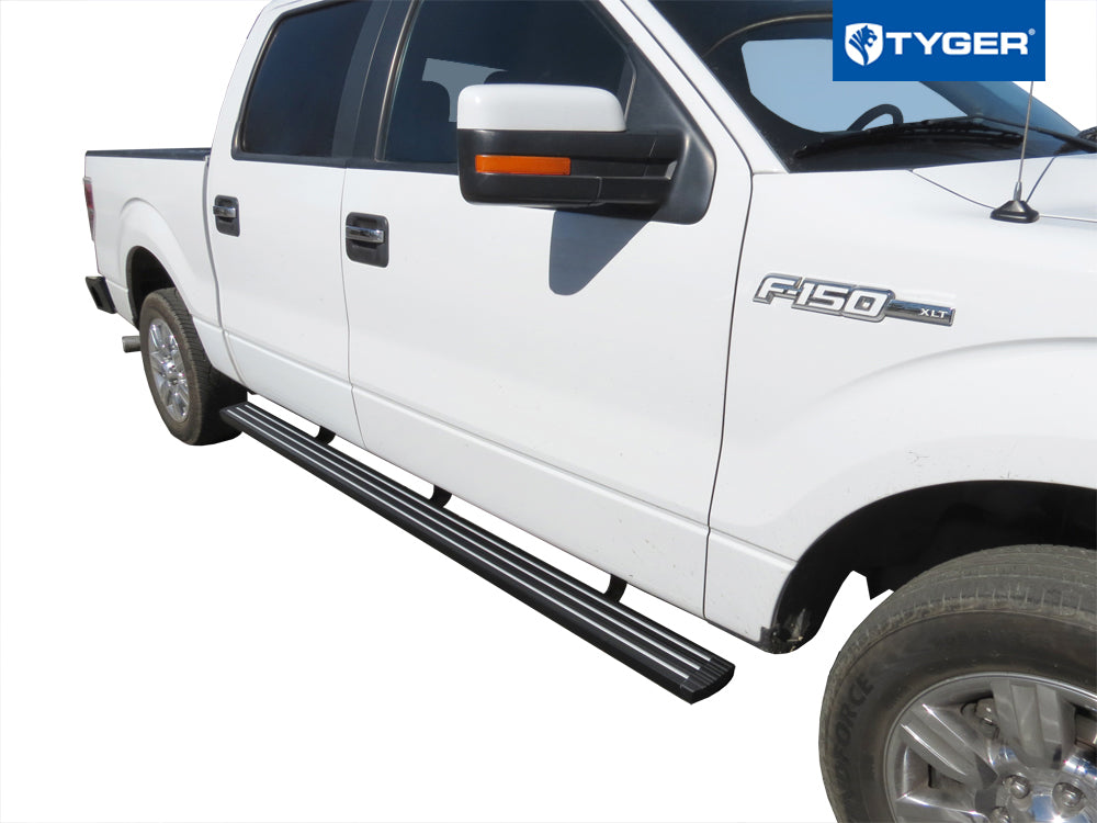 Tyger Auto, Tyger 4.75" Side Step Rails Ford F150 SuperCrew Cab (2009-2014) TG-ST2F50038