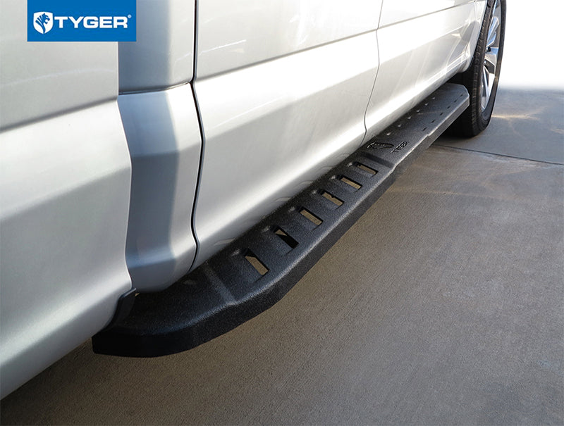 Tyger Auto, Tyger 6.6" Blade Running Boards Ford F150 Super Cab (2015-2022) Textured Black