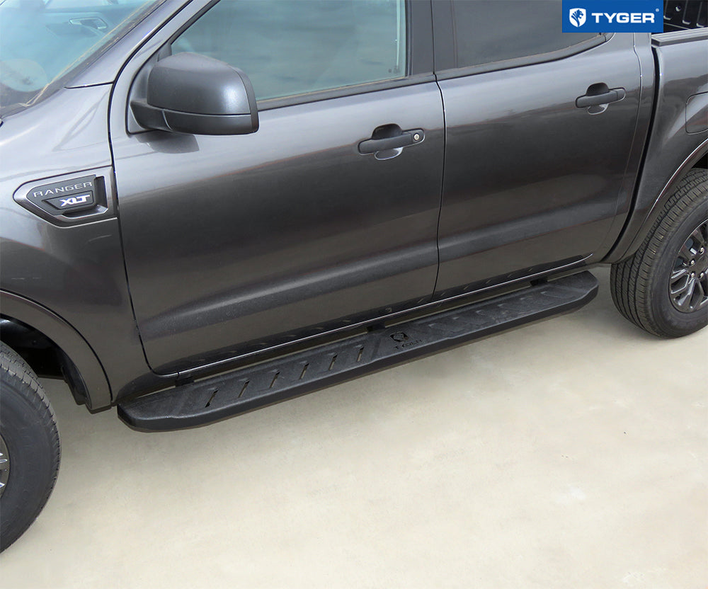 Tyger Auto, Tyger 6.6" Blade Running Boards Ford Ranger SuperCrew Cab (19-22) Textured Black