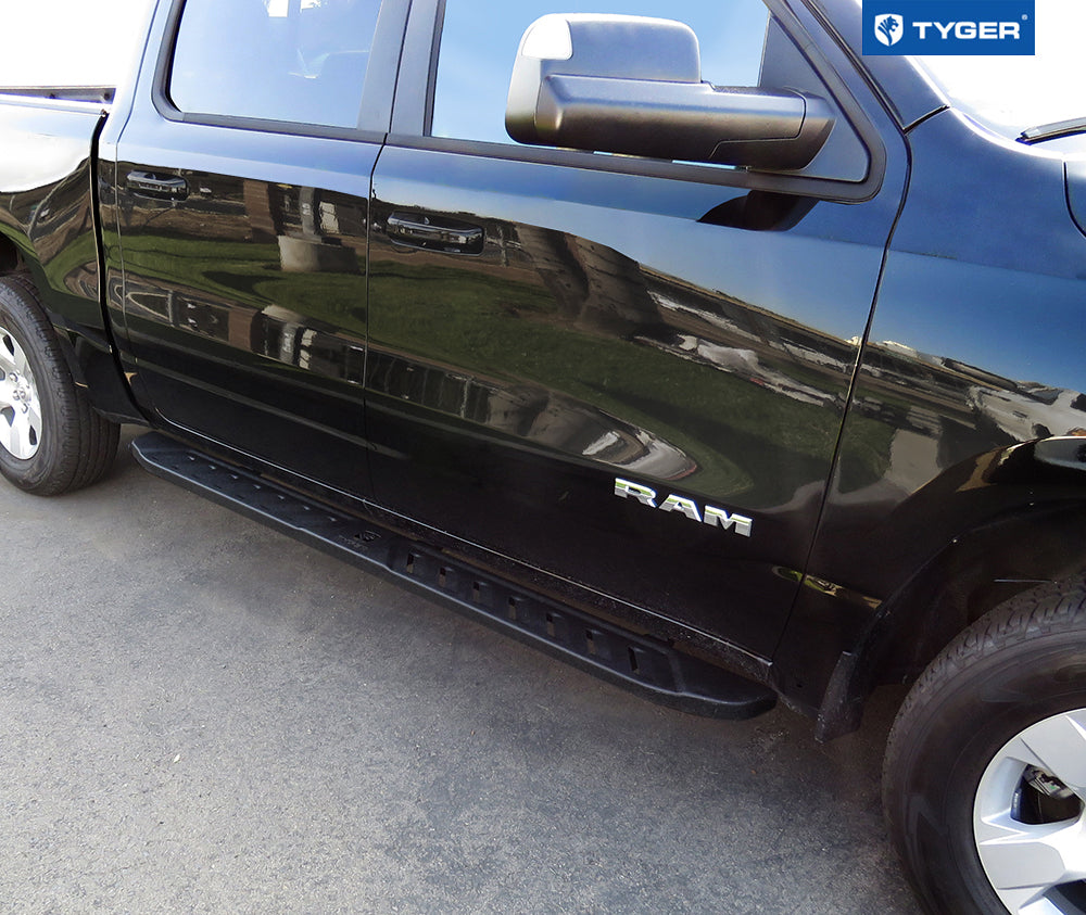 Tyger Auto, Tyger 6.6" Blade Running Boards Ram 1500 Non-Classic Crew Cab (19-22) Textured Black