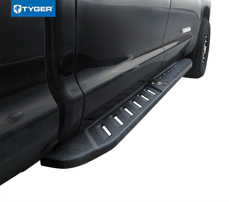 Tyger Auto, Tyger 6.6" Blade Running Boards Toyota Tundra Double Cab (07-21) Textured Black