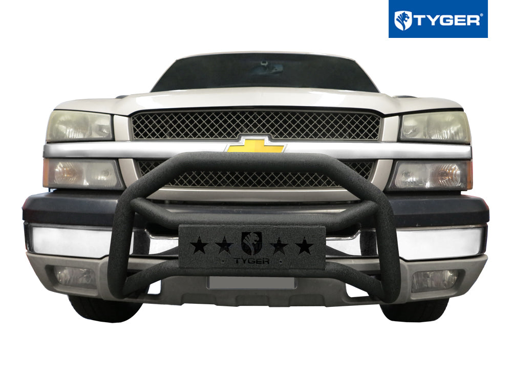 Tyger Auto, Tyger Bull Bar w/o Skid Plate Chevy Silverado / GMC Sierra 1500 (99-06) Textured Black