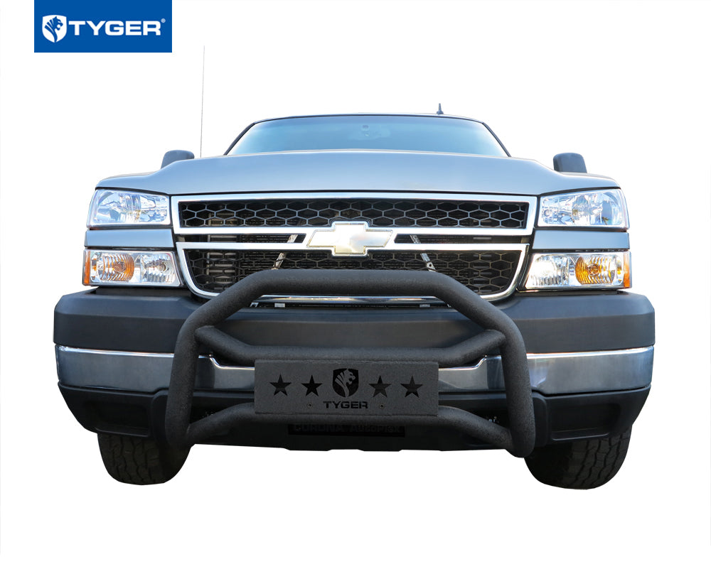 Tyger Auto, Tyger Bull Bar w/o Skid Plate Chevy Silverado / GMC Sierra (99-20) Textured Black