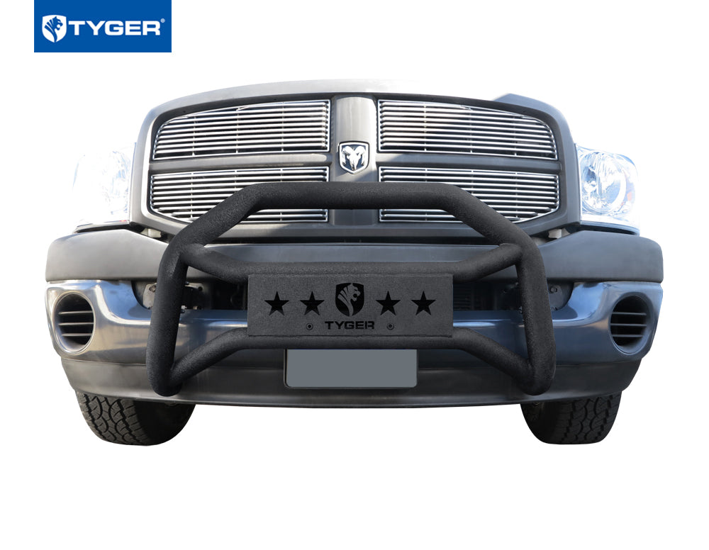 Tyger Auto, Tyger Bull Bar w/o Skid Plate Dodge Ram 1500 (03-05) 2500 / 3500 Mega Cab (03-09) Textured Black