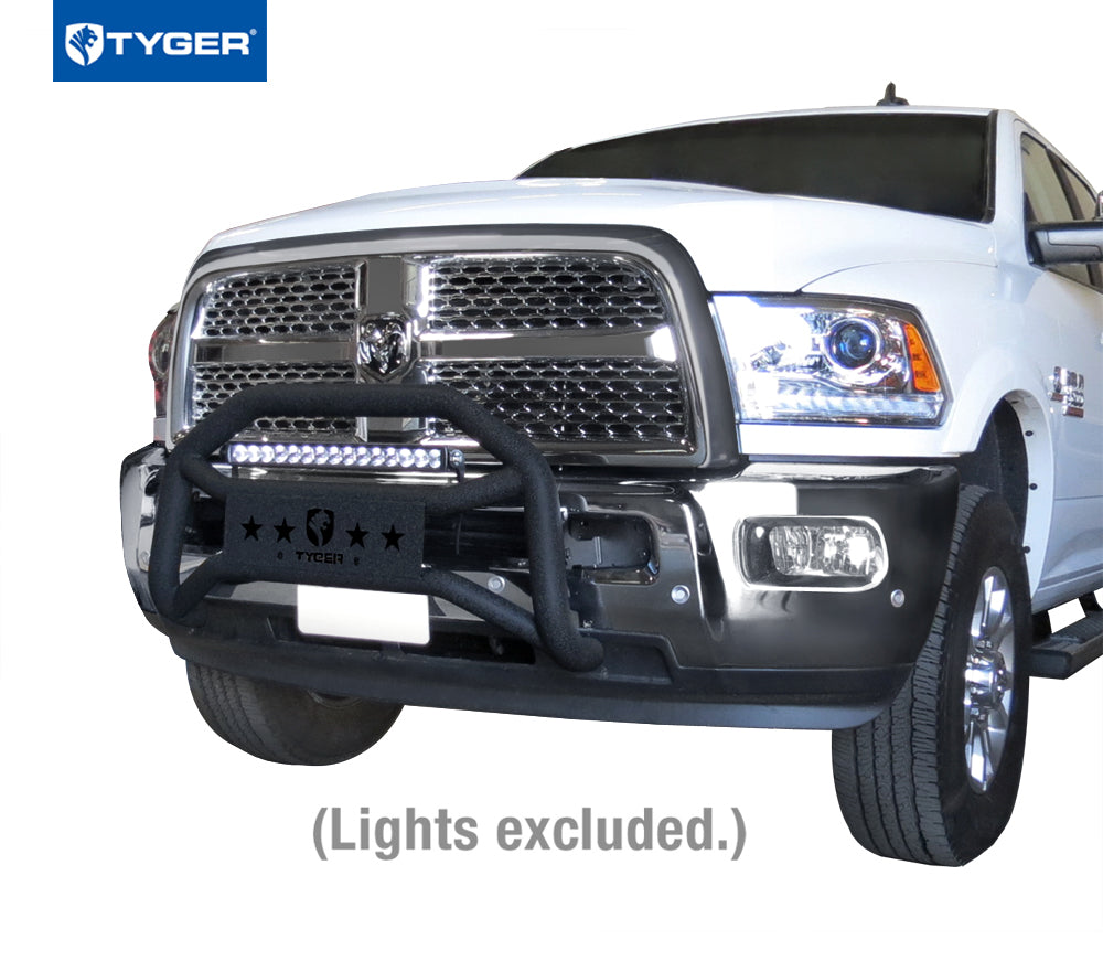 Tyger Auto, Tyger Bull Bar w/o Skid Plate Dodge Ram 2500 / 3500 (2010-2018) Textured Black