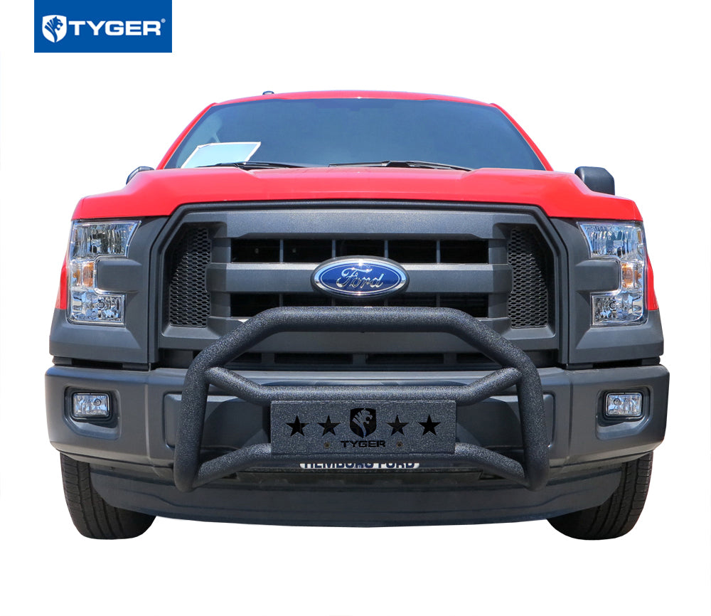 Tyger Auto, Tyger Bull Bar w/o Skid Plate Ford F150 (2004-2022) Textured Black