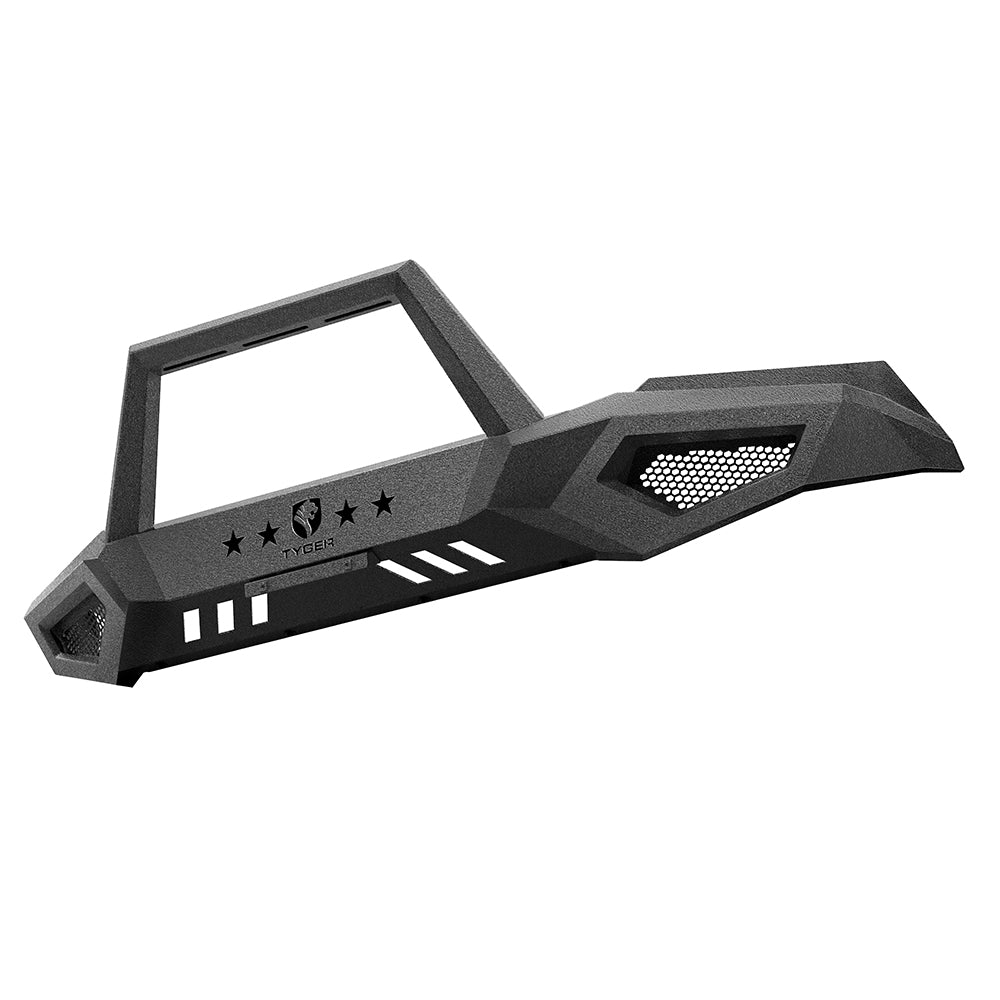 Tyger Auto, Tyger Fury Front Bumper Toyota Tacoma (2016-2022) Textured Black