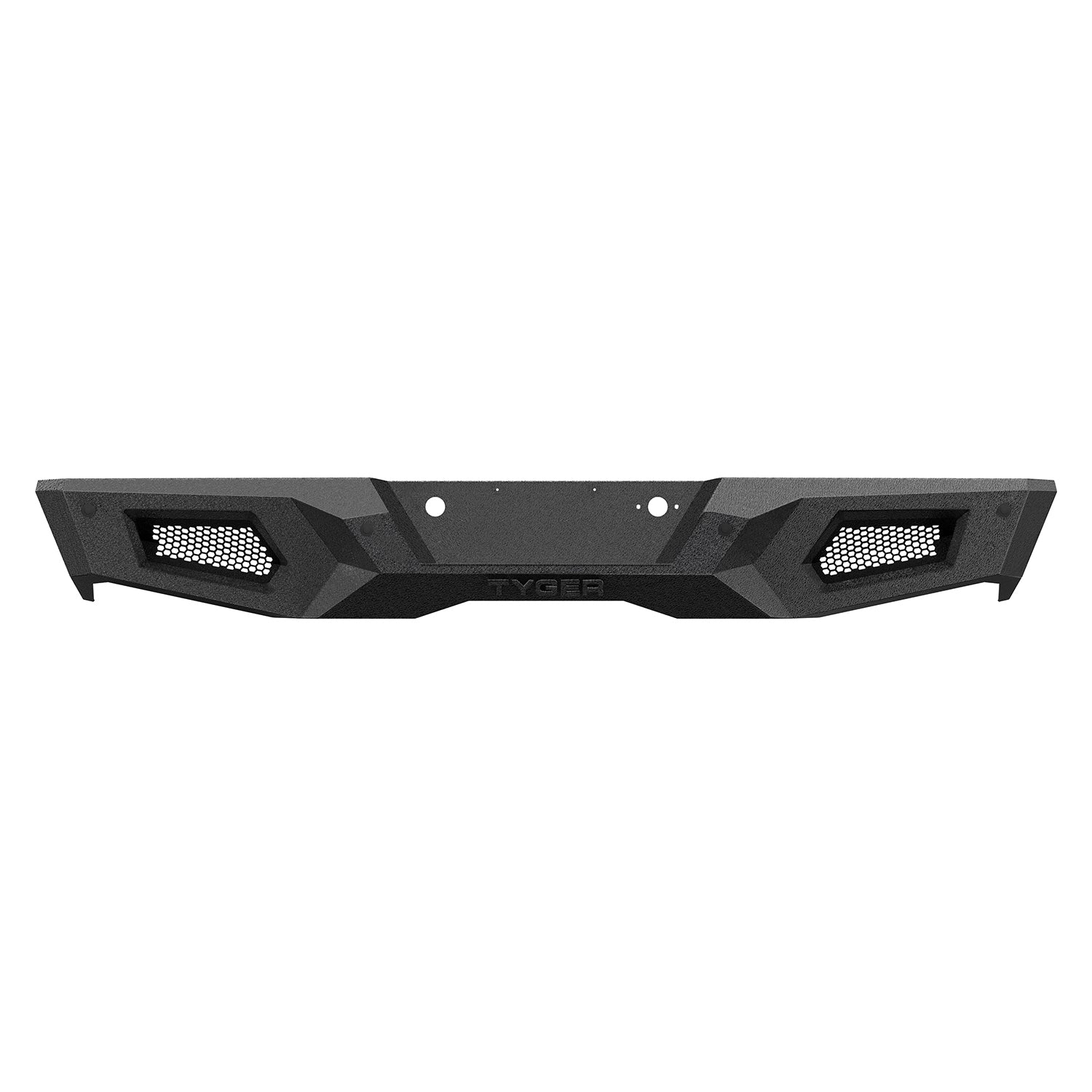 Tyger Auto, Tyger Fury Rear Bumper Chevy Silverado I GMC Sierra 1500 (2014-2018) Textured Black