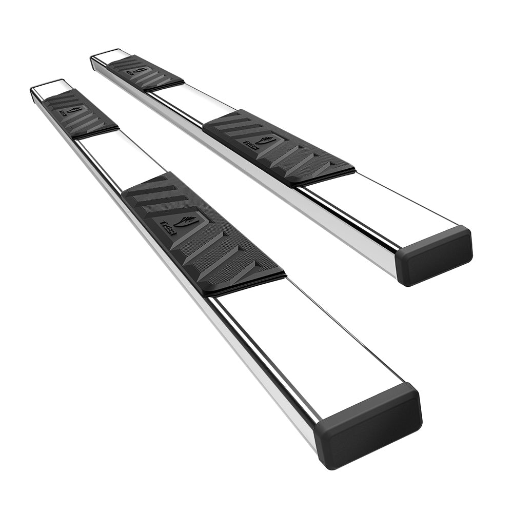 Tyger Auto, Tyger Riser Step Bars Ford F150 SuperCrew Cab (2015-2022) Black or Stainless Steel