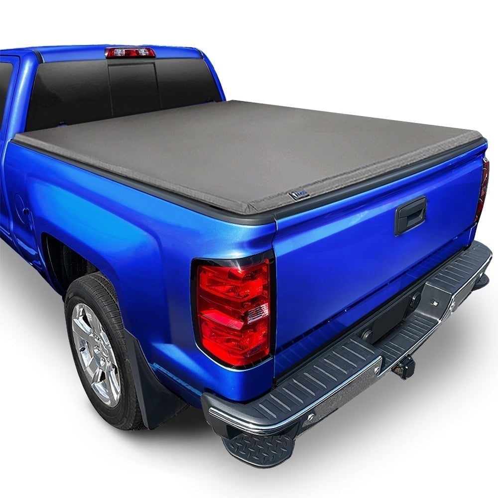 Tyger Auto, Tyger Tonneau Cover Chevy Silverado / GMC Sierra 1500 [5'8"] Fleetside (04-07) T3 Soft Tri-Fold