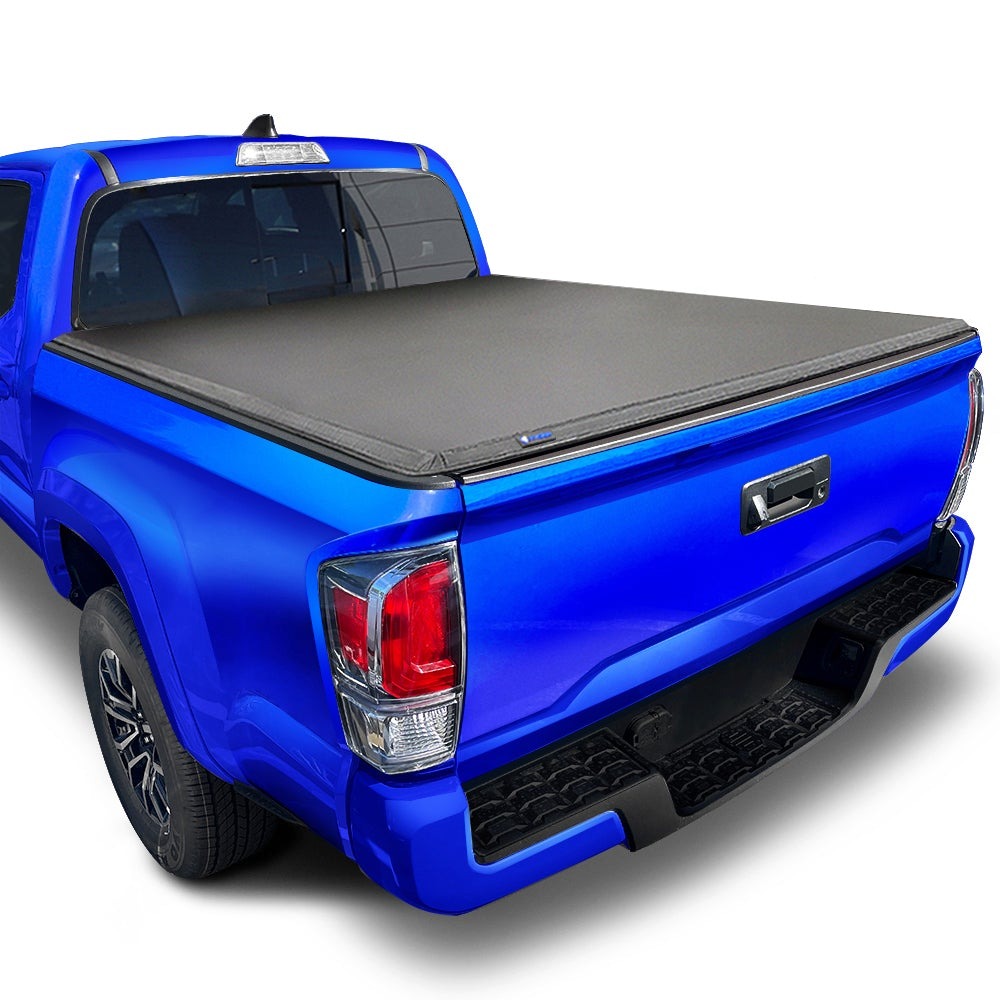 Tyger Auto, Tyger Tonneau Cover Toyota Tacoma [5' Bed] Fleetside (2005-2015) T3 Soft Tri-Fold