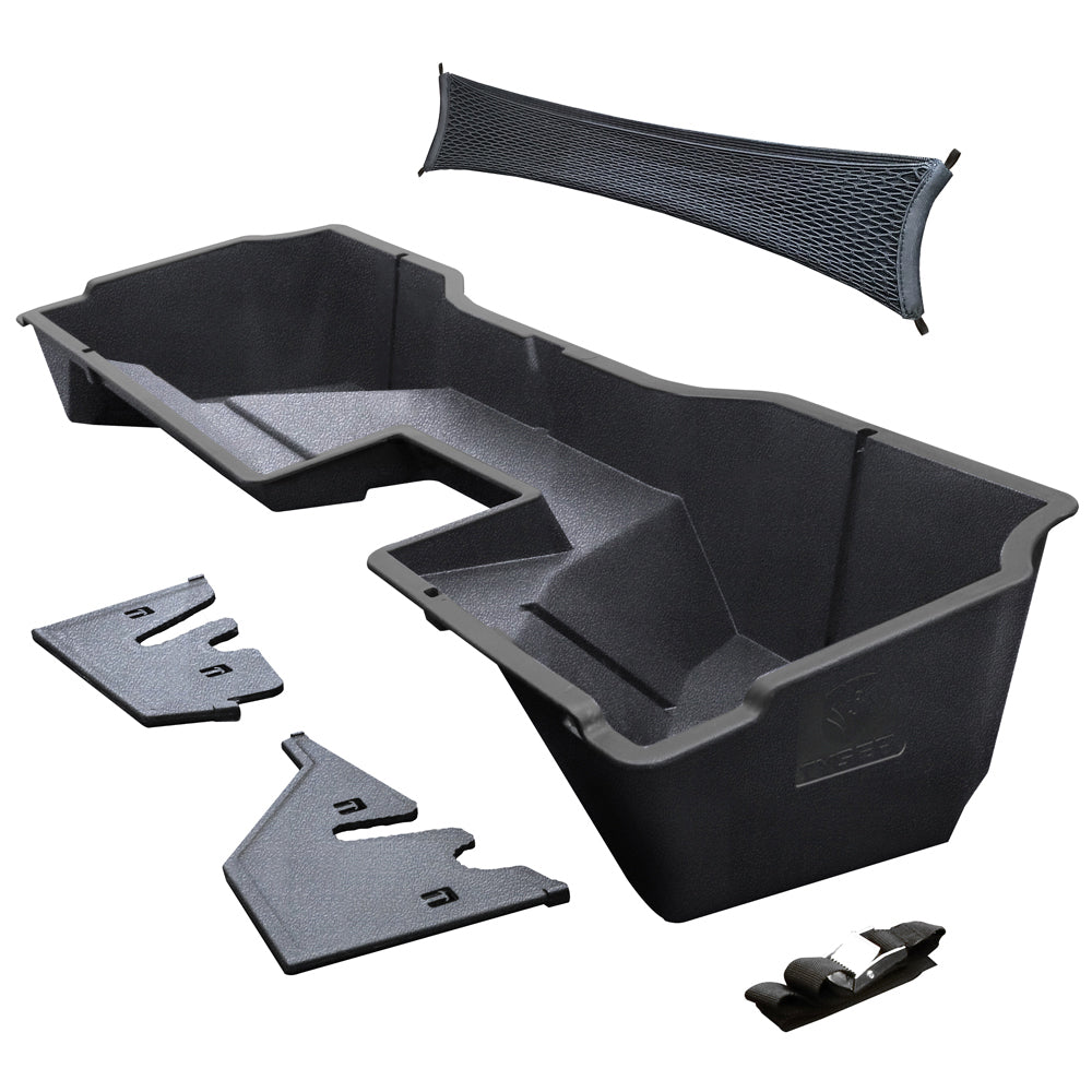 Tyger Auto, Tyger Under Seat Storage Box Chevy Silverado / GMC Sierra Double Cab (14-19) Black