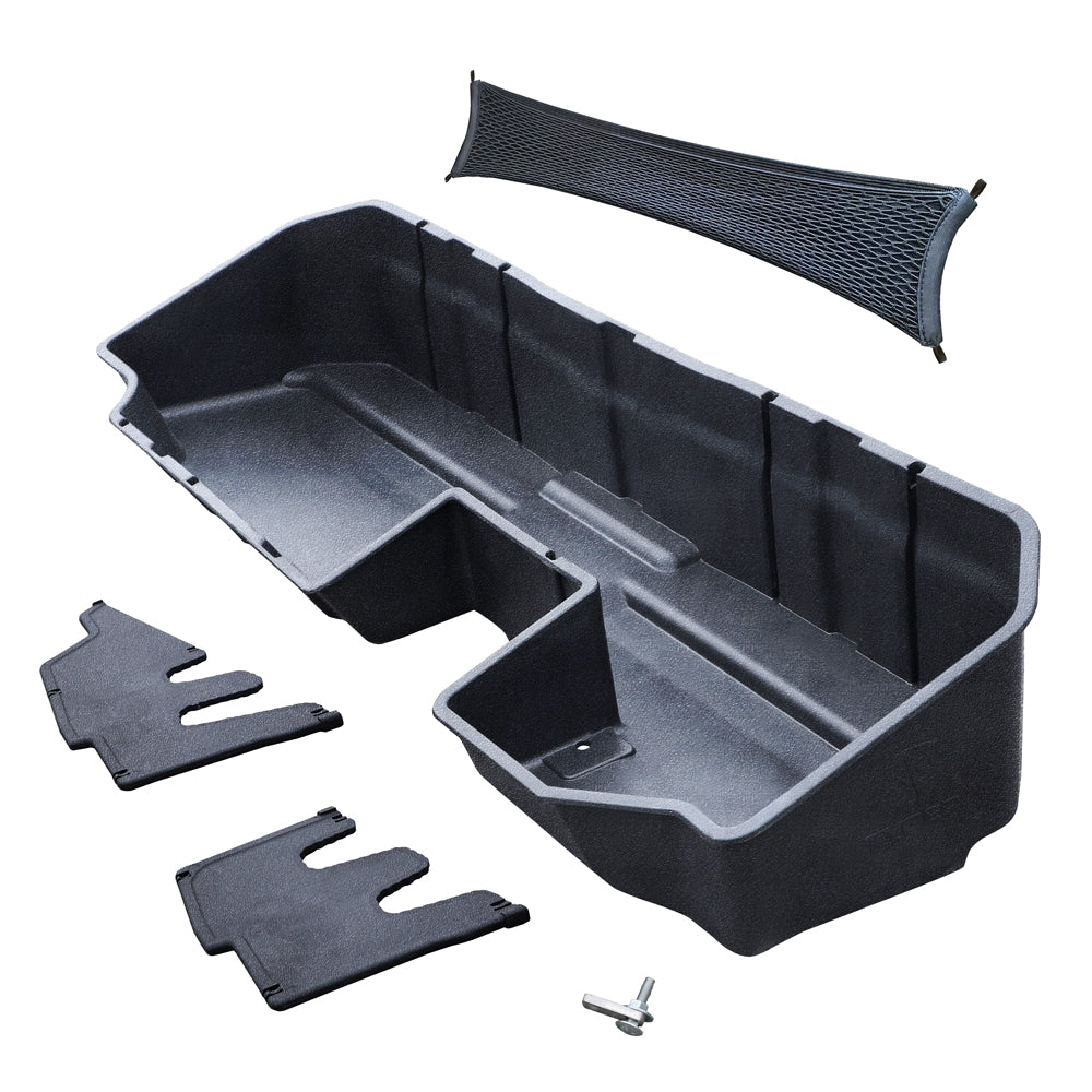 Tyger Auto, Tyger Under Seat Storage Box Chevy Silverado / GMC Sierra Double & Crew Cab (19-21) Black