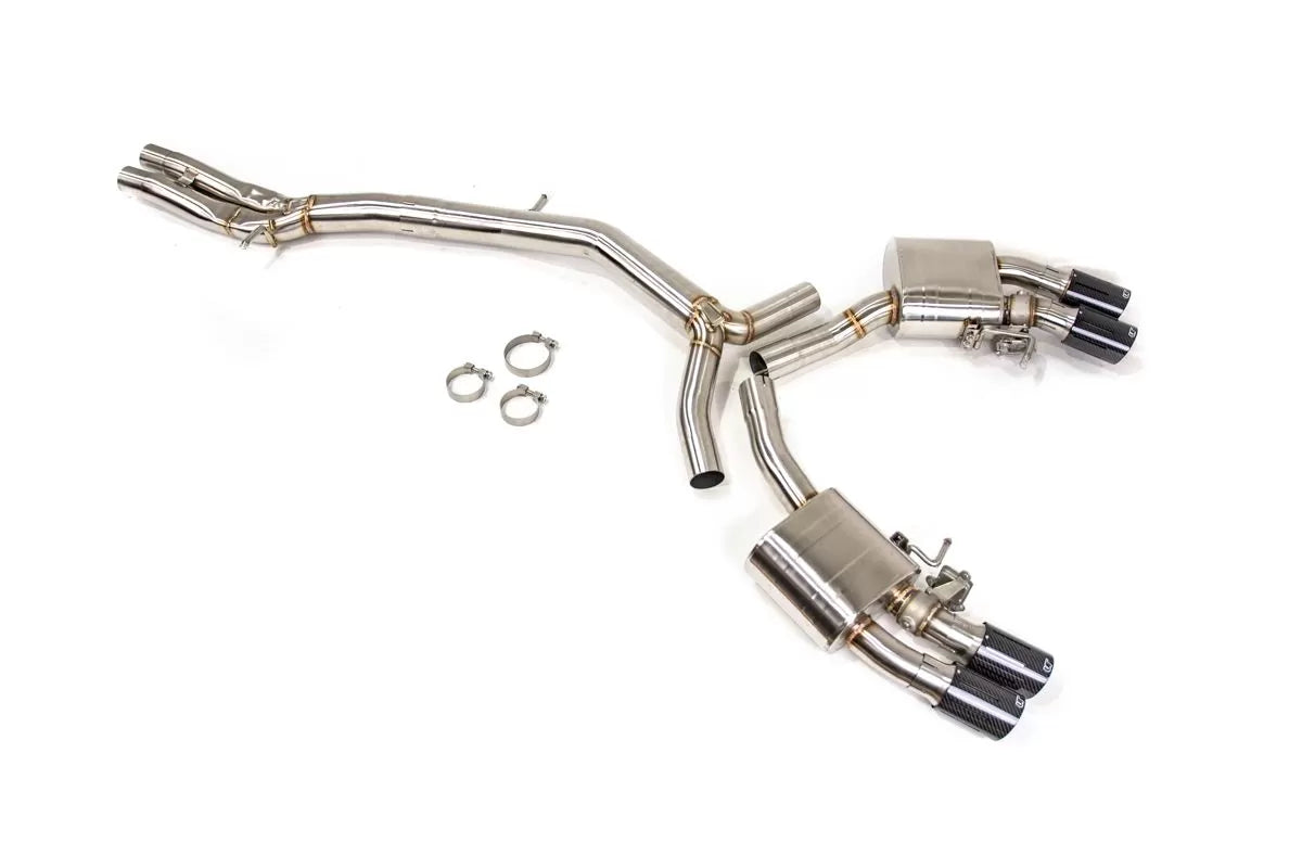 VRP, VRP Exhaust Audi RS5 B9 Coupe (16-23)3.0" 304 Stainless or Titanium Valvetronic Catback w/ Quad Tips