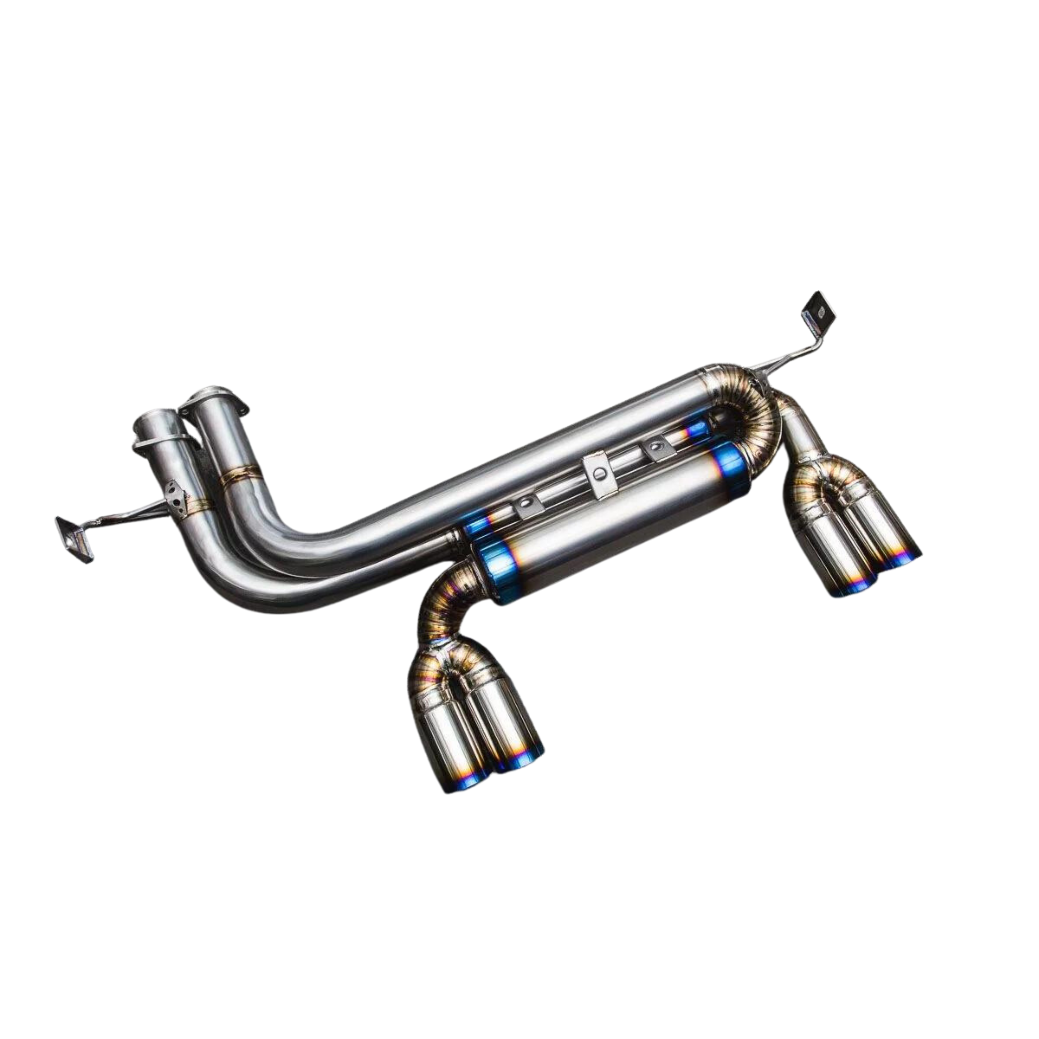 VRP, VRP Exhaust BMW M3 E46 (2001-2005) 3.0" Titanium Valvetronic Axleback w/ Blue Tips