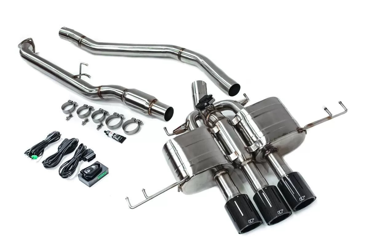 VRP, VRP Exhaust Honda Civic Type R 2.0L (17-21) 3" Stainless or Titanium Valvetronic Catback