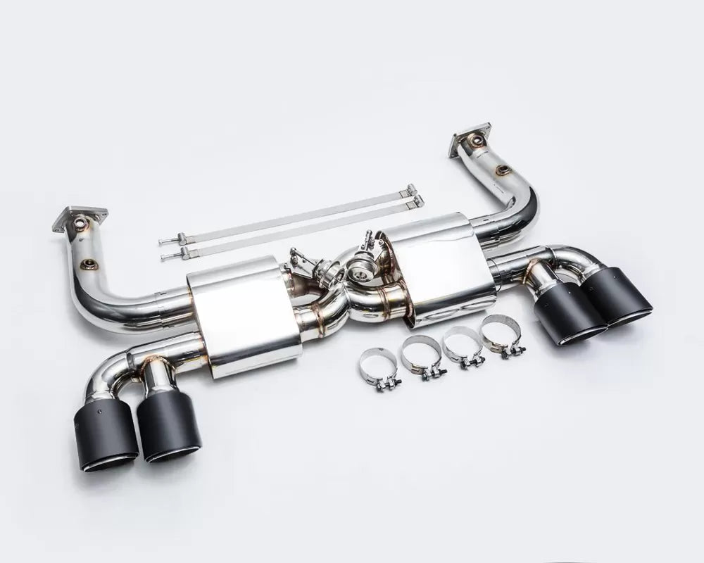 VRP, VRP Exhaust Porsche 991.2 Carrera 3.0T (17-19) 3.0" 304 Stainless Steel Valvetronic Axleback