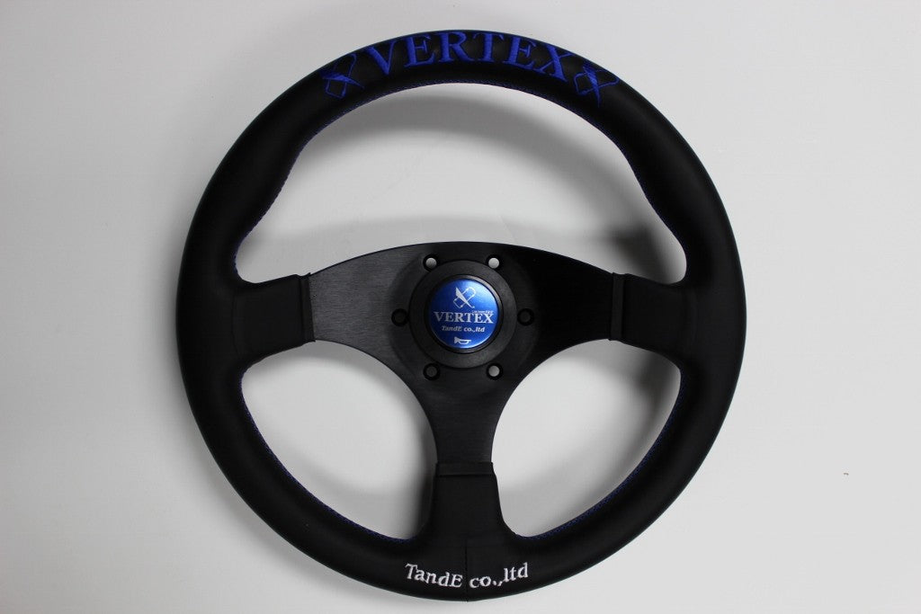 Vertex, Vertex Steering Wheel (Flat 325mm) Blue or Red Finish