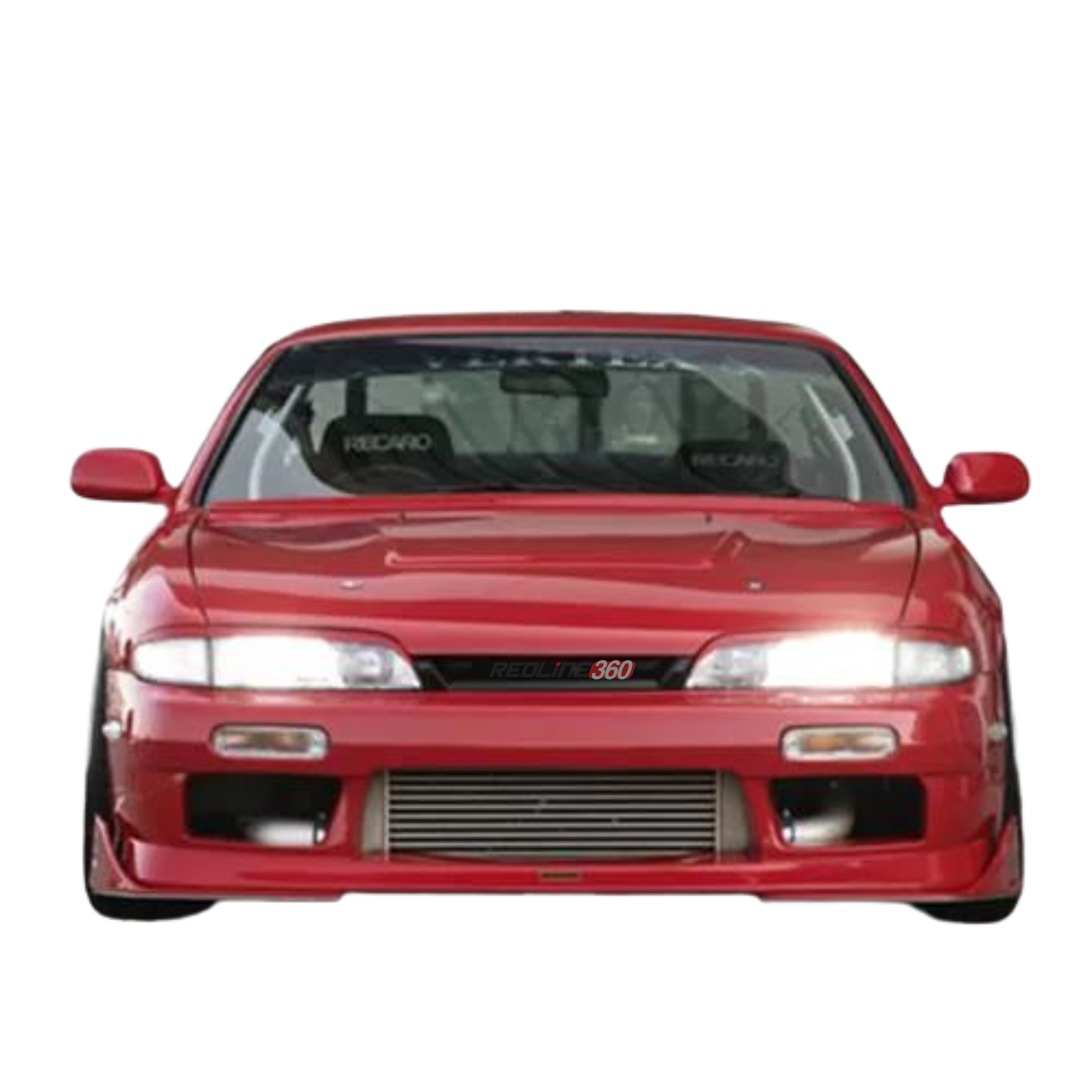 Vertex, Vertex White Bumper Lens Nissan 240SX S14 (1995-1996) VER-S14Z-BL