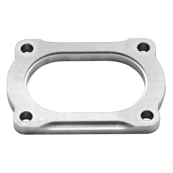 Vibrant Performance, Vibrant Performance 4 Bolt Flange [3" Nom. Oval Tubing] 304 Stainless Steel Exhaust Flanges [Single Flange] - 13175S