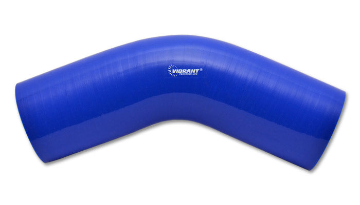 Vibrant Performance, Vibrant Performance 45 Degree Elbow [4.50" I.D. x 3.00" Leg Length - 4-Ply Reinforced Silicone] Black or Blue