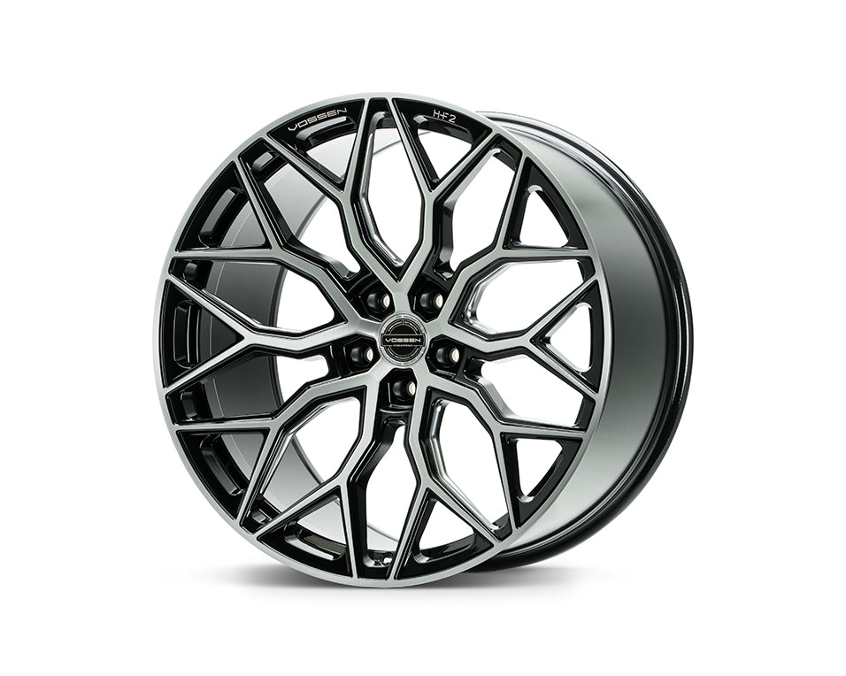 Vossen, Vossen HF-2 Wheels (19x8.5 / 5x112 / Deep or Flat Face / 66.5) [Brushed Gloss Black] ET+30 / ET+38 / ET+40 / ET+45 Offset