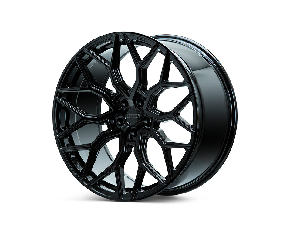 Vossen, Vossen HF-2 Wheels (20x11 / 5x120 / ET40 Offset/ Deep Face / 66.9) Gloss Black