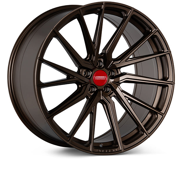 Vossen, Vossen HF-4T Wheels (22x10.5 / 5x112 / ET10 Offset / Deep Face) Raw Satin Bronze Finish