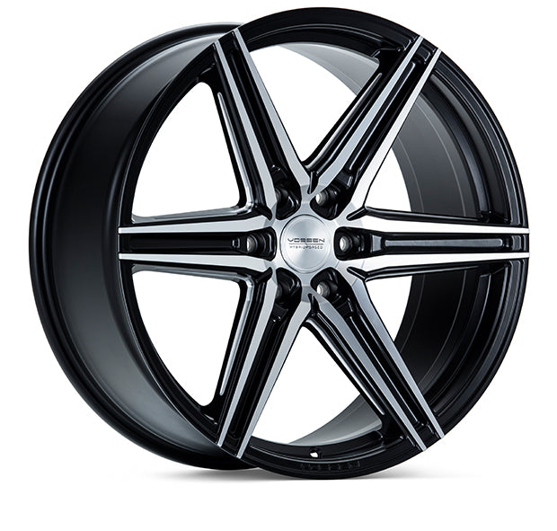 Vossen, Vossen HF6-2 Wheels (20x9.5 / 6x135 / ET15 Offset / Deep Face / 87.1) Black/ Gunmetal/ Silver Polished / Bronze Finish