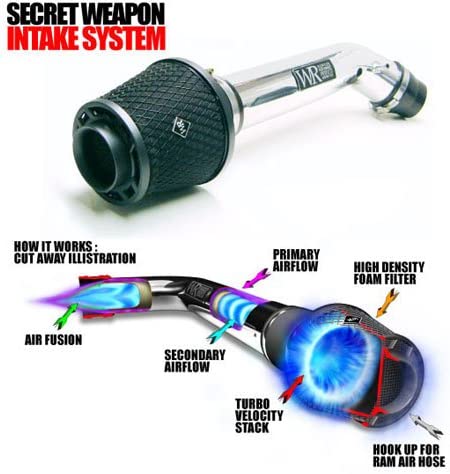 Weapon-R, Weapon-R Secret Weapon Intake Nissan 350Z (03-06) [Cold Air Intake] 304-131-301