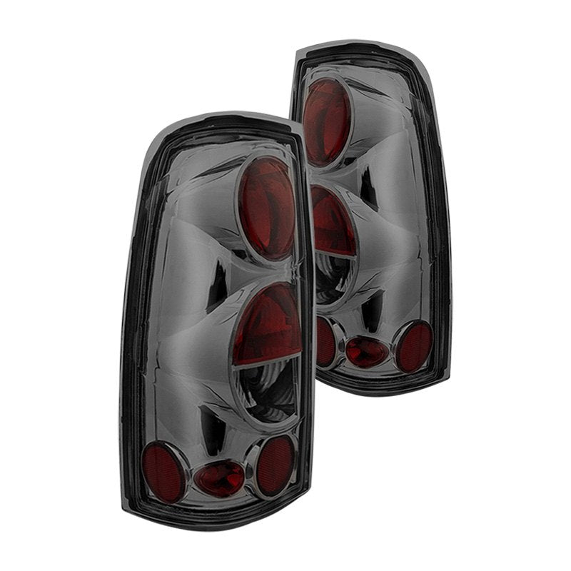 Winjet, Winjet Altezza Tail Lights Chevy Silverado (1999-2006) Chrome / Black / Glossy Black