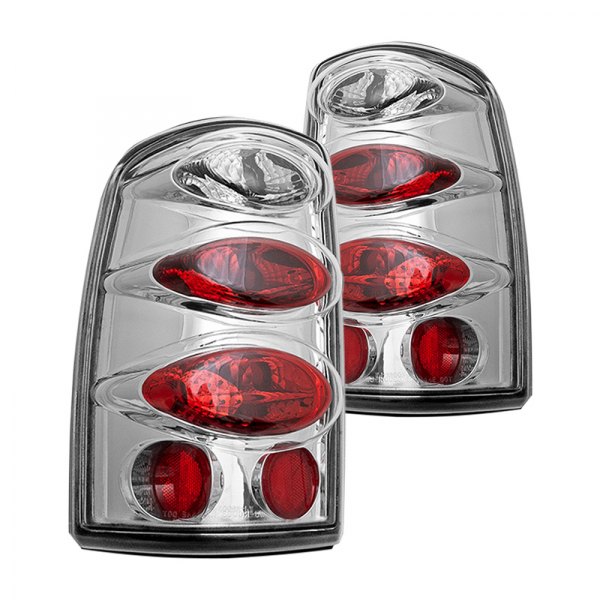 Winjet, Winjet Altezza Tail Lights Chevy Suburban / Tahoe (2000-2006) Chrome/Clear or Black/Smoke