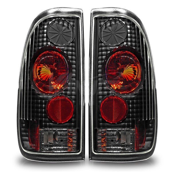 Winjet, Winjet Altezza Tail Lights Ford F150/F250 Styleside (97-03) Black/Clear or Black/Smoke