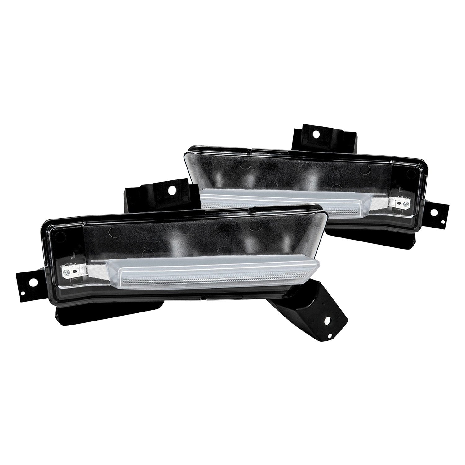 Winjet, Winjet DRL Fog Lights Chevy Camaro (2016-2017) Clear Lens