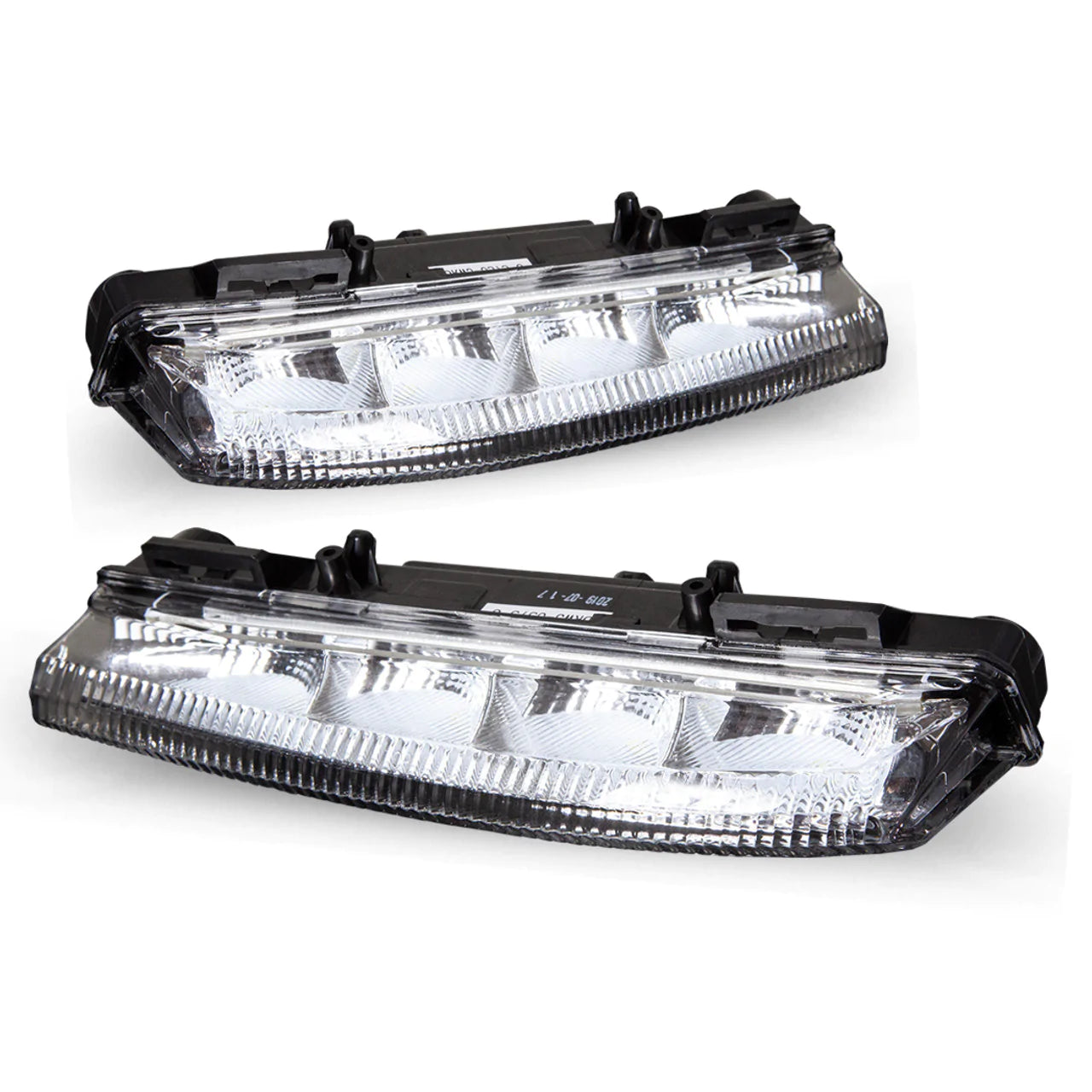 Winjet, Winjet DRL Fog Lights Mercedes C-Class W204/S204 (2007-2014) Clear Lens