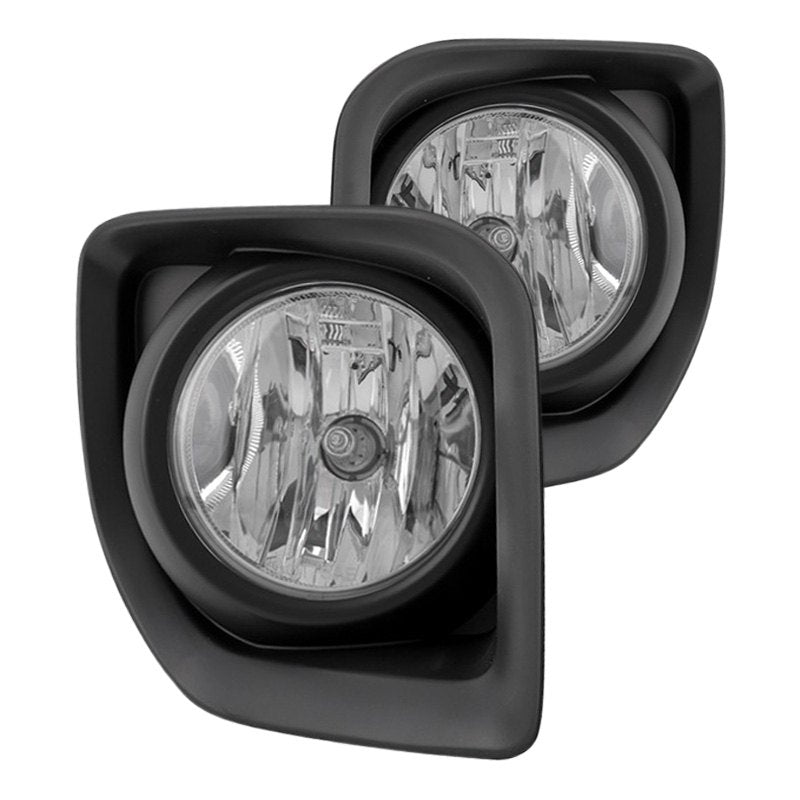 Winjet, Winjet Fog Lights GMC Canyon (2015-2018) Clear w/ Wiring Kit and Bezels