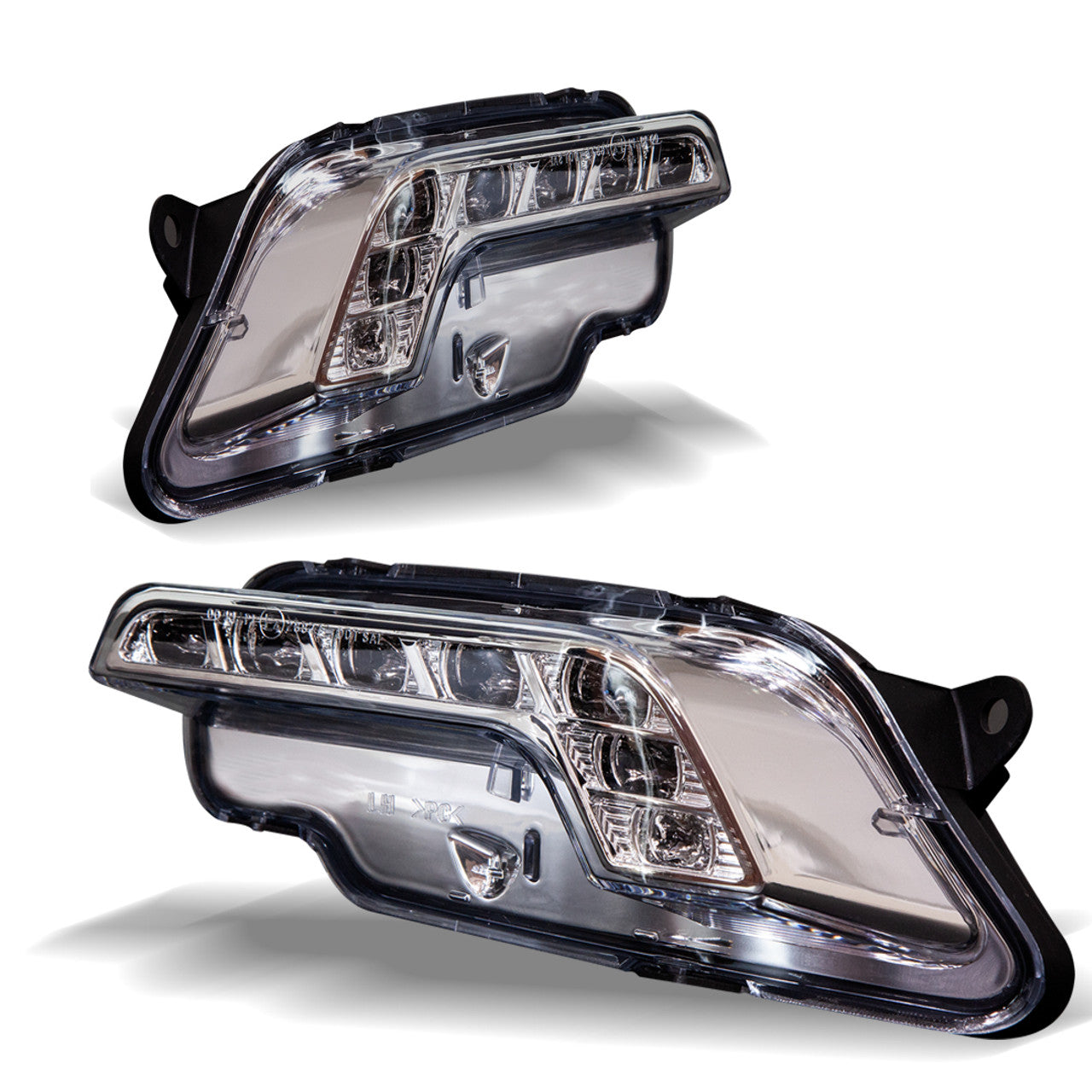 Winjet, Winjet Fog Lights Mercedes E-Class W212/S212 / Coupe C207-A207 (11-13) [Day Time Running Light] Clear Lens