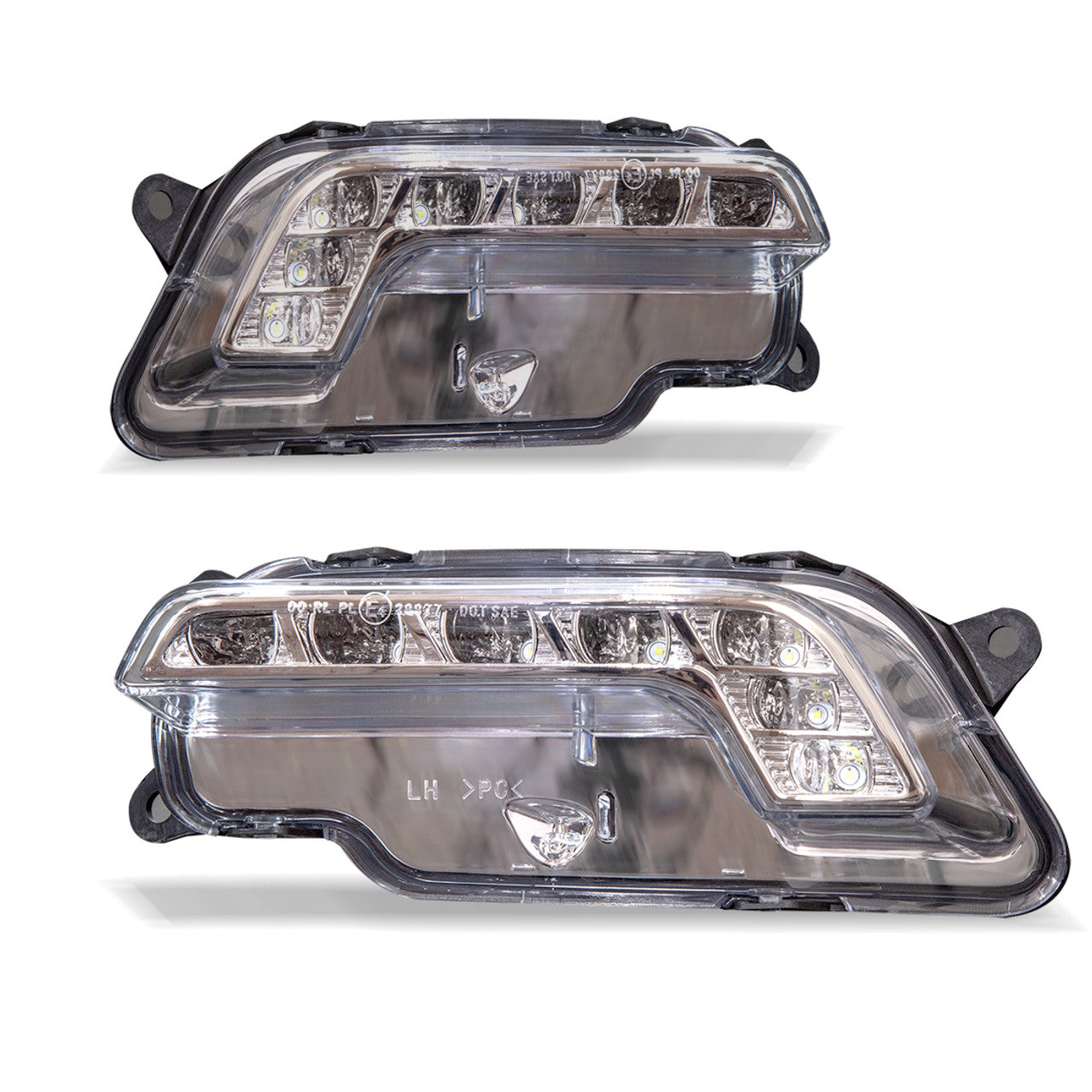 Winjet, Winjet Fog Lights Mercedes E-Class W212/S212 / Coupe C207-A207 (11-13) [Day Time Running Light] Clear Lens