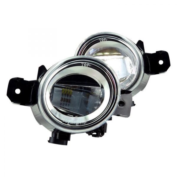 Winjet, Winjet LED Fog Lights Nissan Sentra (2004-2015) Rogue (2014-2016) After Market Replacement - Clear