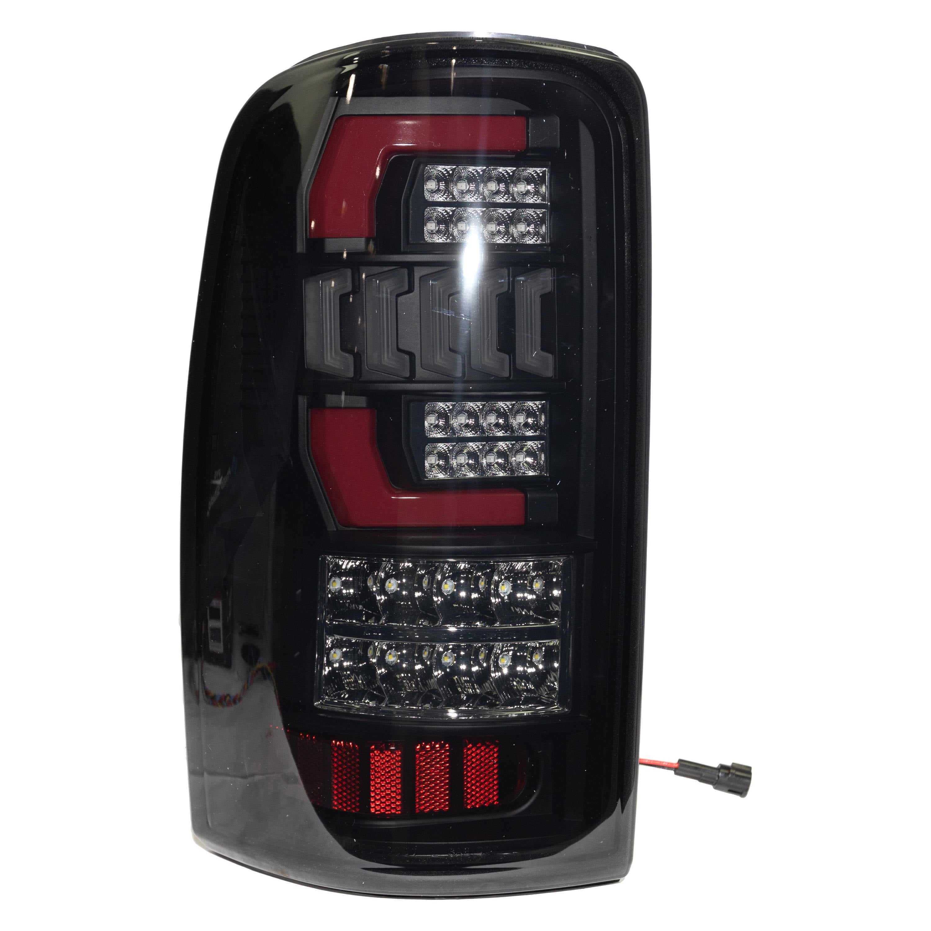 Winjet, Winjet LED Tail Lights Chevy Suburban (00-06) Black/Smoke or Glossy Black/Clear