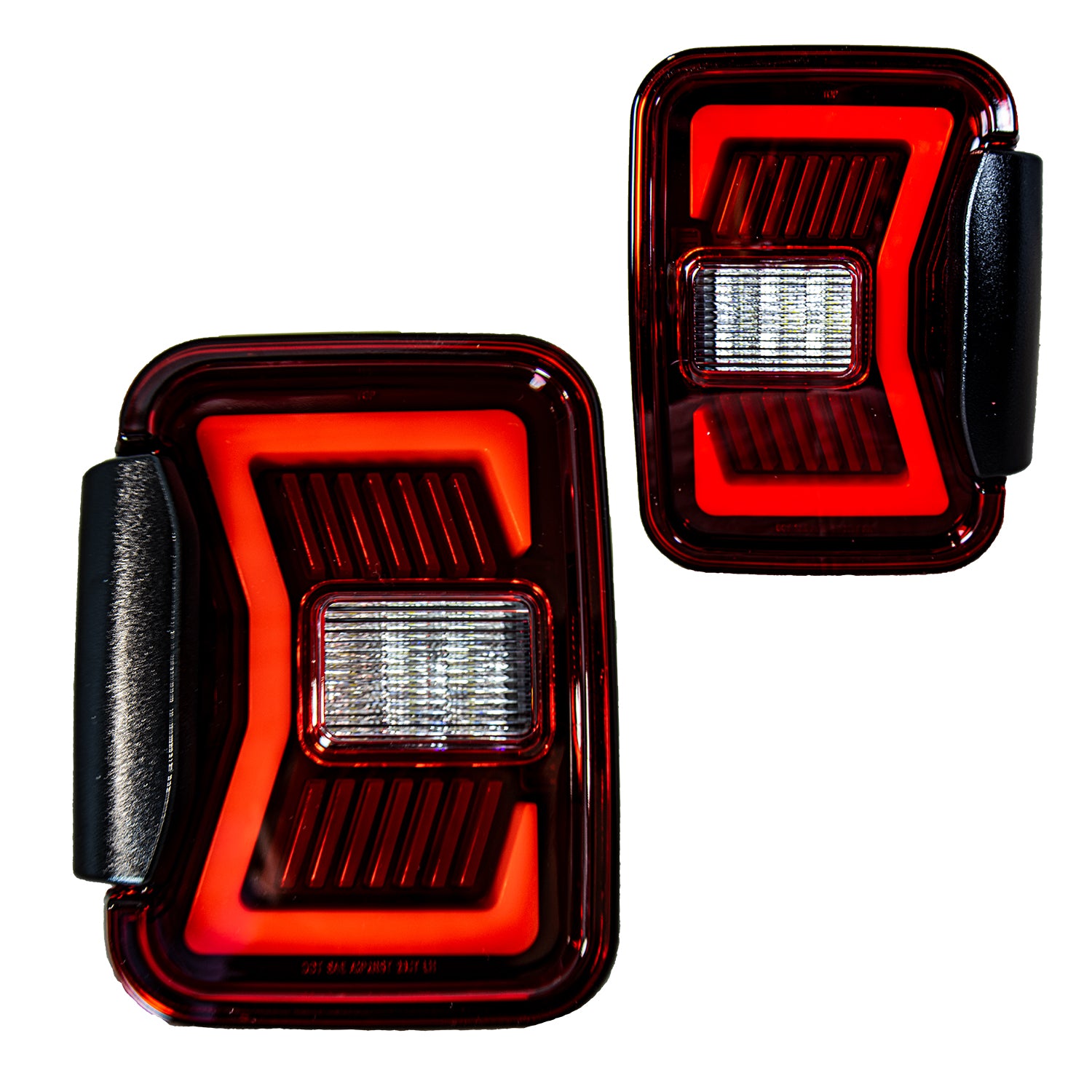 Winjet, Winjet LED Tail Lights Jeep Gladiator JT (2019-2020-2021) Sequential Black / Red / Smoke