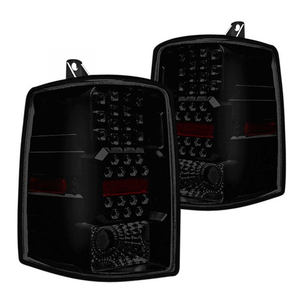 Winjet, Winjet LED Tail Lights Jeep Grand Cherokee (1997-1998) Black / Smoke