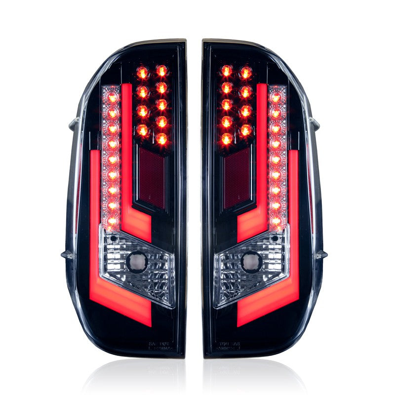 Winjet, Winjet LED Tail Lights Toyota Tundra (2014-2020) Gloss Black / Red / Smoke