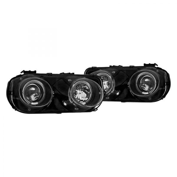 Winjet, Winjet Projector Headlights Acura Integra (1994-1997) Halo LED - Black or Chrome