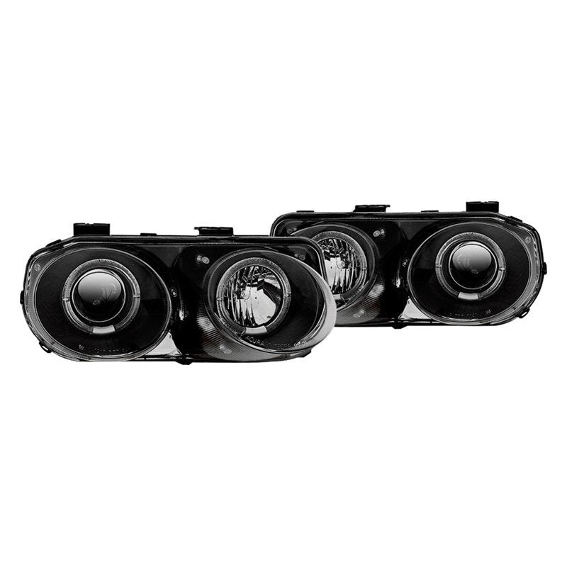 Winjet, Winjet Projector Headlights Acura Integra (1998-2001) Halo LED - Black or Chrome