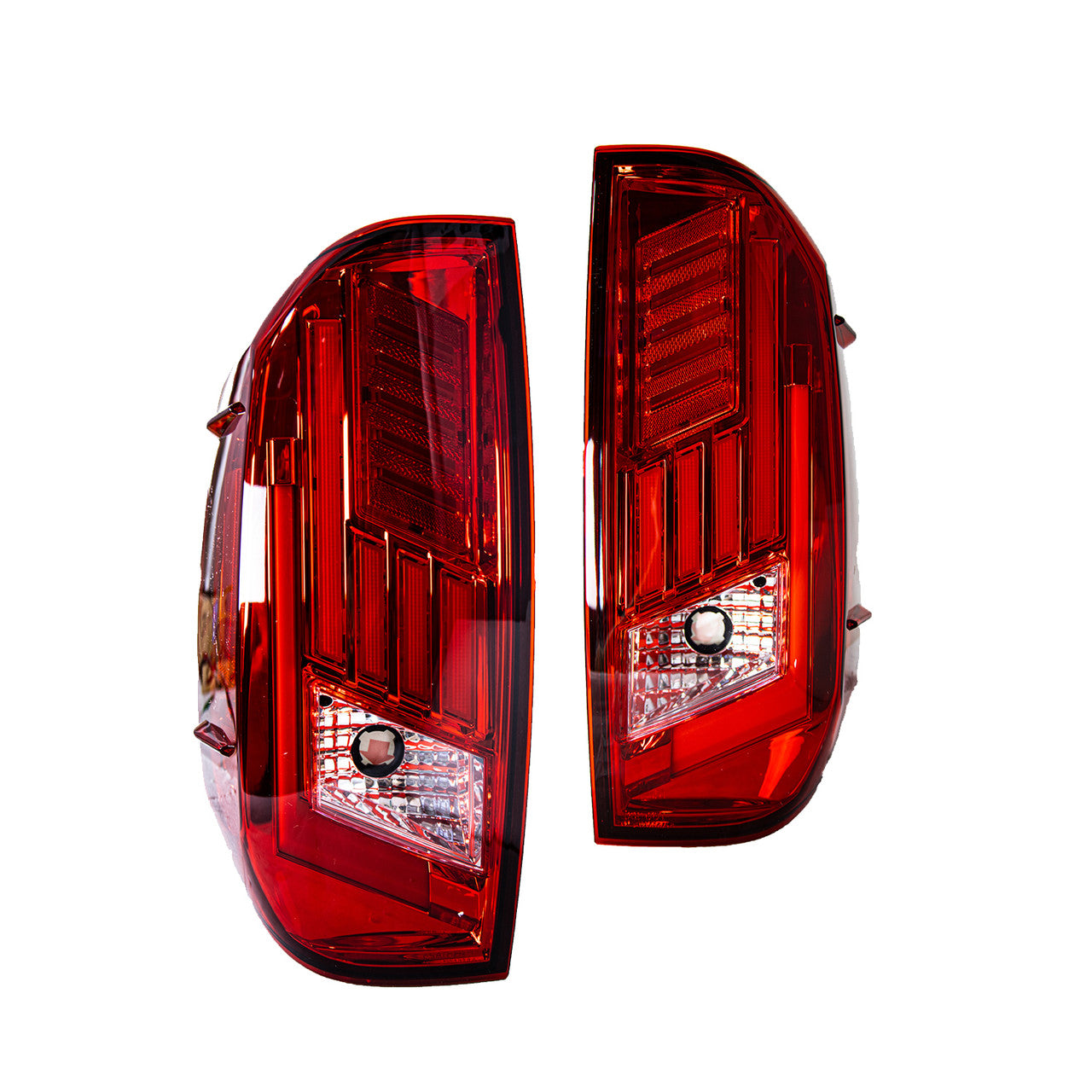 Winjet, Winjet Renegade LED Tail Lights Toyota Tundra (14-18) w/ LED Lightbars & Sequential Turn Signals