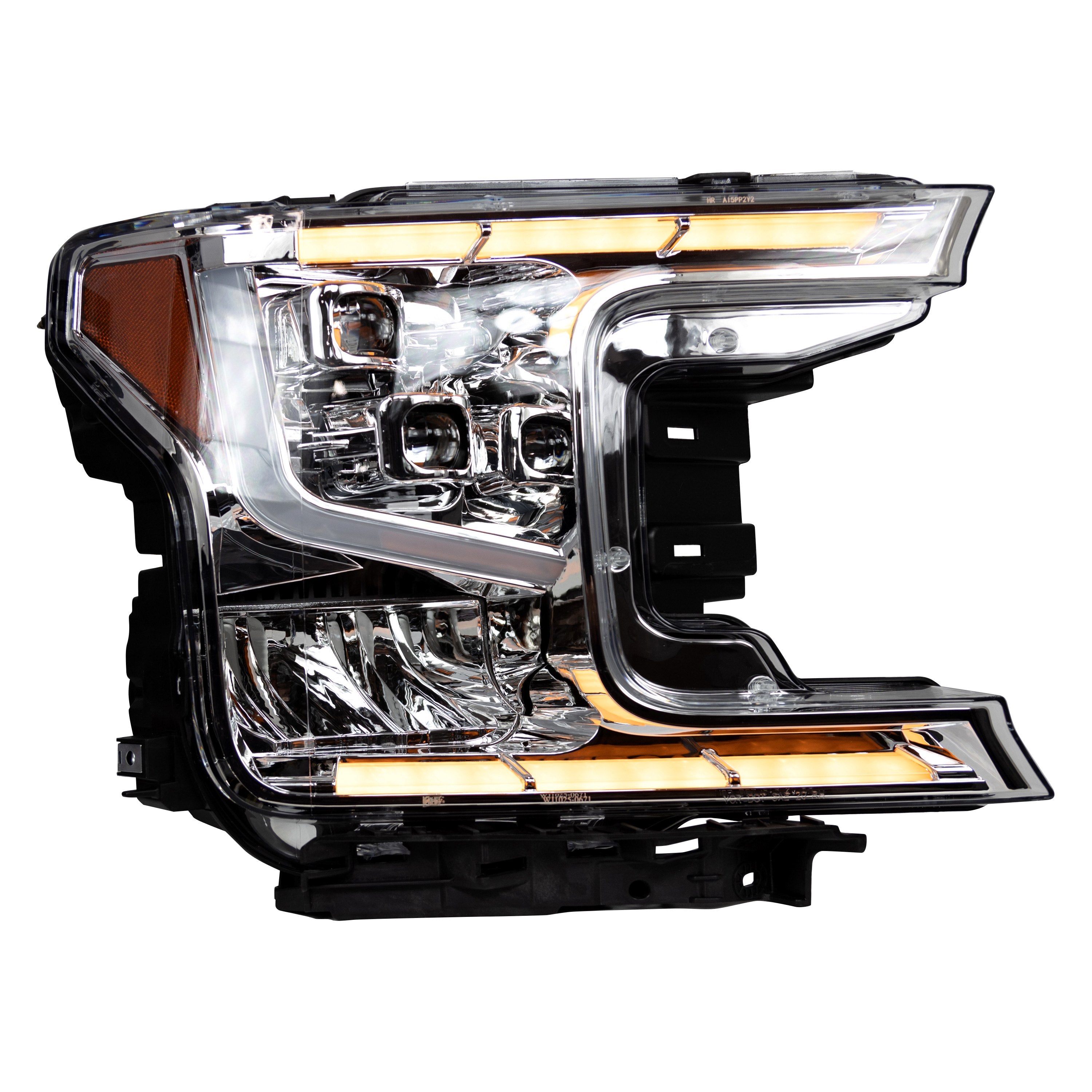 Winjet, Winjet Renegade Projector Headlights Ford F150 (18-20) w/ LED Sequential DRL Light Bar