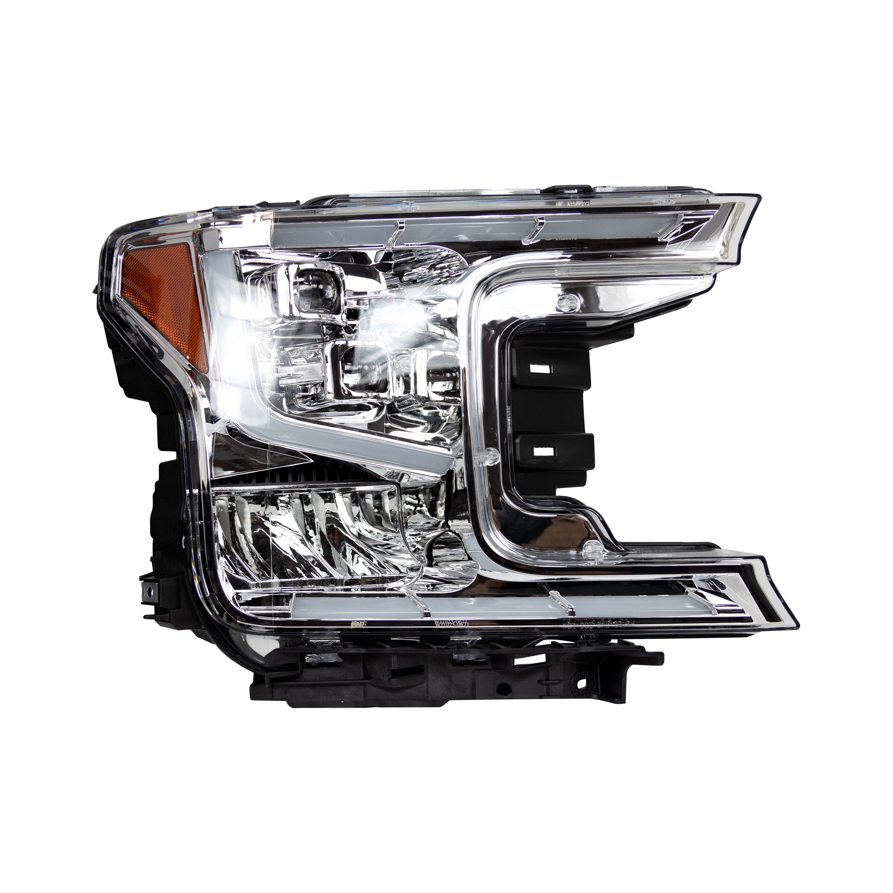 Winjet, Winjet Renegade Projector Headlights Ford F150 (18-20) w/ LED Sequential DRL Light Bar